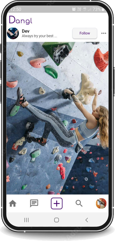 Climbing Social Feed